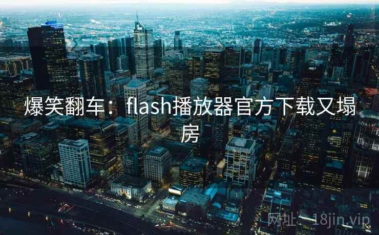 爆笑翻车:flash播放器官方下载又塌房 第2张 爆笑翻车:flash播放器官方下载又塌房 第2张